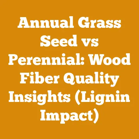 Annual Grass Seed vs Perennial: Wood Fiber Quality Insights (Lignin Impact)