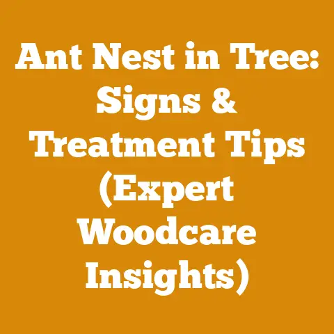 Ant Nest in Tree: Signs & Treatment Tips (Expert Woodcare Insights)