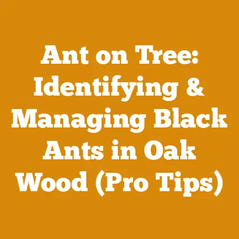 Ant on Tree: Identifying & Managing Black Ants in Oak Wood (Pro Tips)