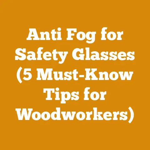 Anti Fog for Safety Glasses (5 Must-Know Tips for Woodworkers)