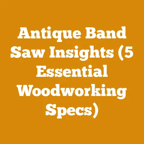 Antique Band Saw Insights (5 Essential Woodworking Specs)