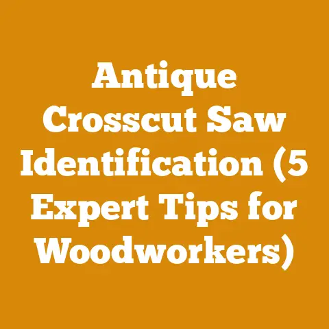 Antique Crosscut Saw Identification (5 Expert Tips for Woodworkers)