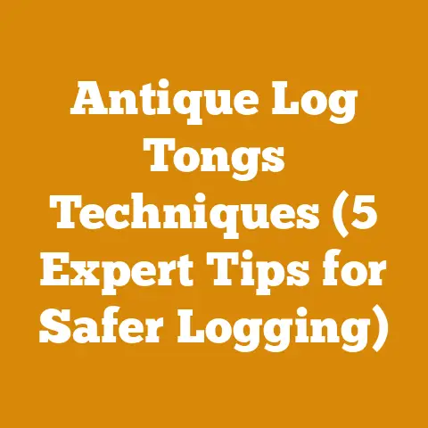 Antique Log Tongs Techniques (5 Expert Tips for Safer Logging)