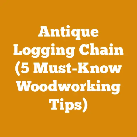 Antique Logging Chain (5 Must-Know Woodworking Tips)
