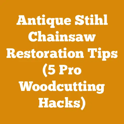 Antique Stihl Chainsaw Restoration Tips (5 Pro Woodcutting Hacks)