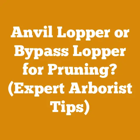 Anvil Lopper or Bypass Lopper for Pruning? (Expert Arborist Tips)