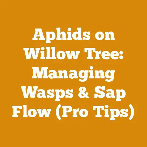 Aphids on Willow Tree: Managing Wasps & Sap Flow (Pro Tips)