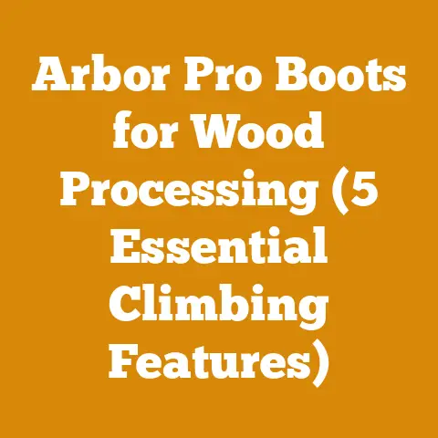 Arbor Pro Boots for Wood Processing (5 Essential Climbing Features)