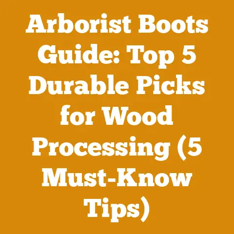 Arborist Boots Guide: Top 5 Durable Picks for Wood Processing (5 Must-Know Tips)