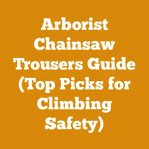 Arborist Chainsaw Trousers Guide (Top Picks for Climbing Safety)