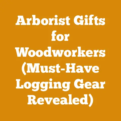 Arborist Gifts for Woodworkers (Must-Have Logging Gear Revealed)