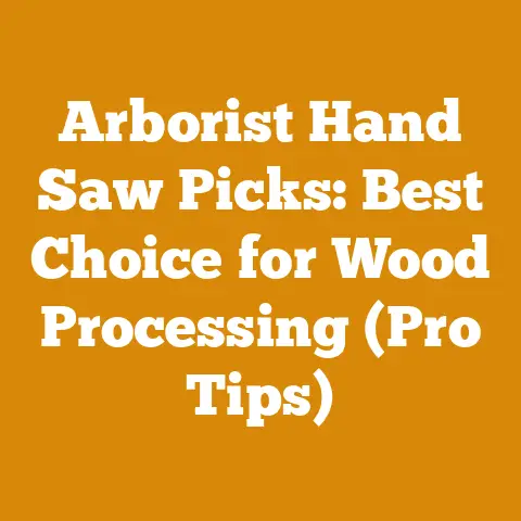 Arborist Hand Saw Picks: Best Choice for Wood Processing (Pro Tips)
