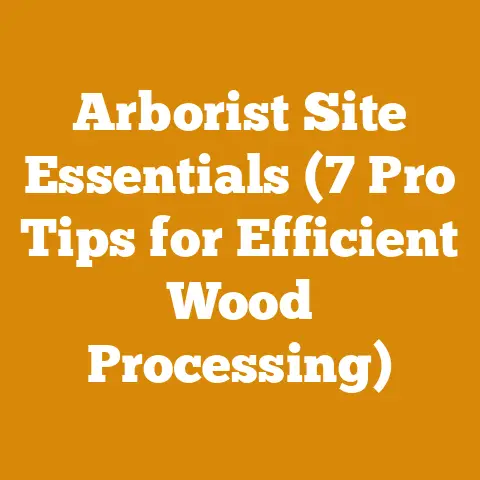 Arborist Site Essentials (7 Pro Tips for Efficient Wood Processing)