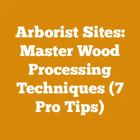 Arborist Sites: Master Wood Processing Techniques (7 Pro Tips)