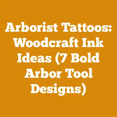 Arborist Tattoos: Woodcraft Ink Ideas (7 Bold Arbor Tool Designs)