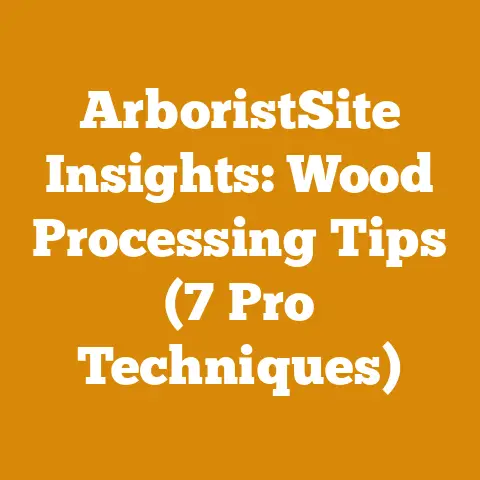 ArboristSite Insights: Wood Processing Tips (7 Pro Techniques)