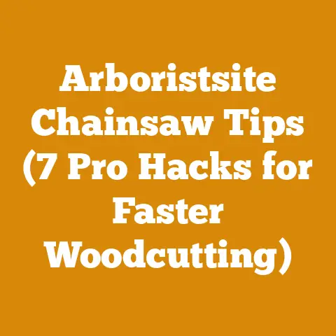 Arboristsite Chainsaw Tips (7 Pro Hacks for Faster Woodcutting)