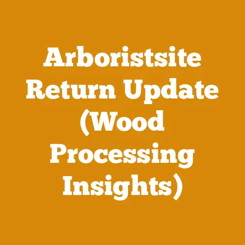 Arboristsite Return Update (Wood Processing Insights)