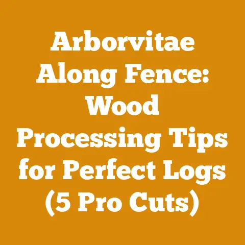 Arborvitae Along Fence: Wood Processing Tips for Perfect Logs (5 Pro Cuts)