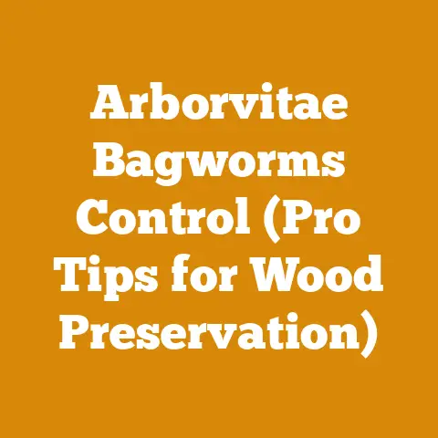 Arborvitae Bagworms Control (Pro Tips for Wood Preservation)