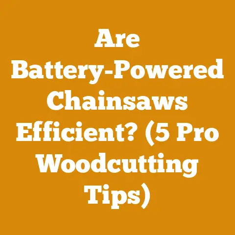 Are Battery-Powered Chainsaws Efficient? (5 Pro Woodcutting Tips)