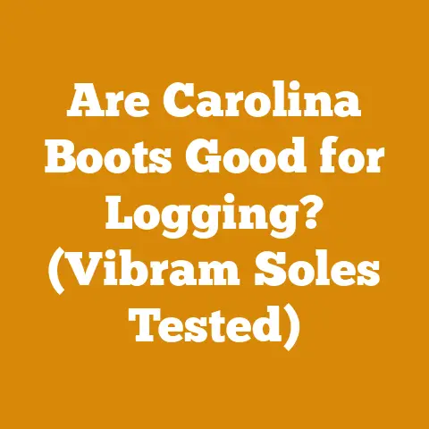 Are Carolina Boots Good for Logging? (Vibram Soles Tested)