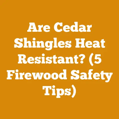 Are Cedar Shingles Heat Resistant? (5 Firewood Safety Tips)