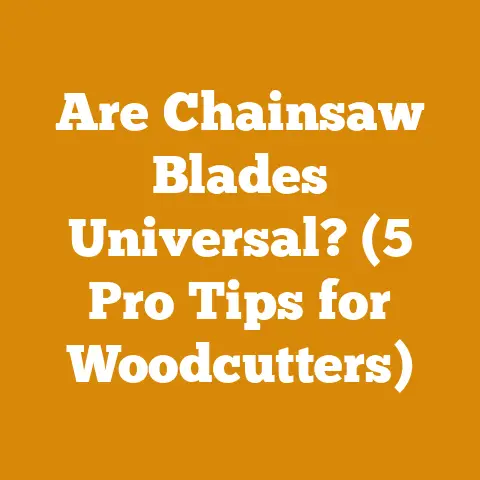 Are Chainsaw Blades Universal? (5 Pro Tips for Woodcutters)