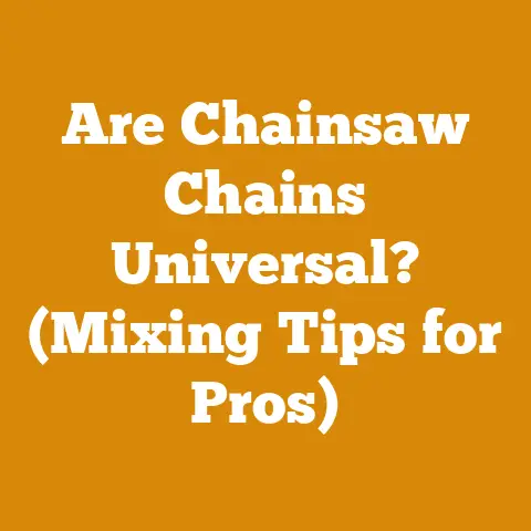 Are Chainsaw Chains Universal? (Mixing Tips for Pros)