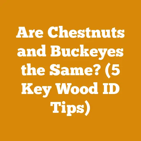 Are Chestnuts and Buckeyes the Same? (5 Key Wood ID Tips)