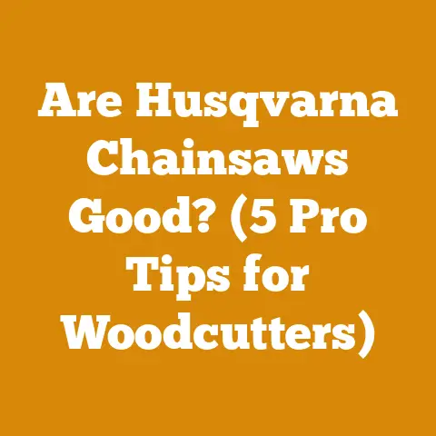 Are Husqvarna Chainsaws Good? (5 Pro Tips for Woodcutters)