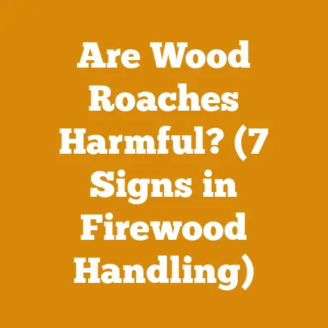 Are Wood Roaches Harmful? (7 Signs in Firewood Handling)