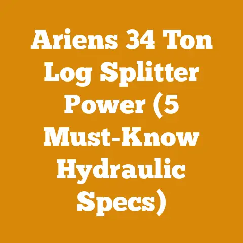 Ariens 34 Ton Log Splitter Power (5 Must-Know Hydraulic Specs)