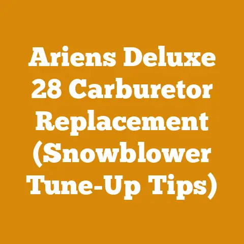 Ariens Deluxe 28 Carburetor Replacement (Snowblower Tune-Up Tips)