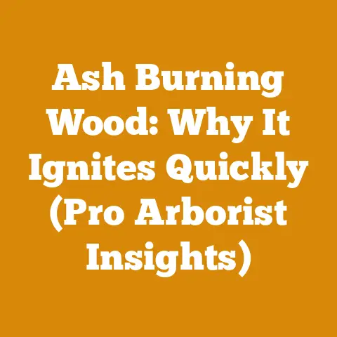 Ash Burning Wood: Why It Ignites Quickly (Pro Arborist Insights)