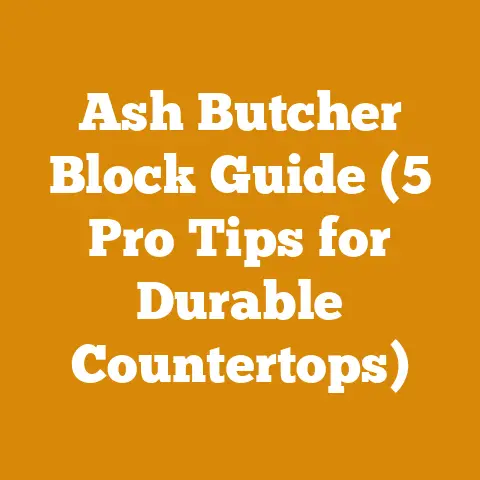 Ash Butcher Block Guide (5 Pro Tips for Durable Countertops)
