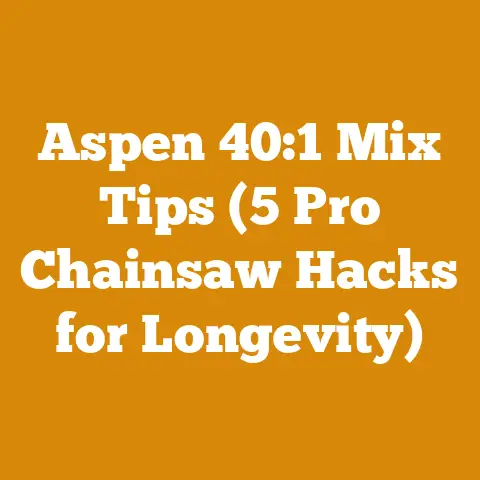 Aspen 40:1 Mix Tips (5 Pro Chainsaw Hacks for Longevity)