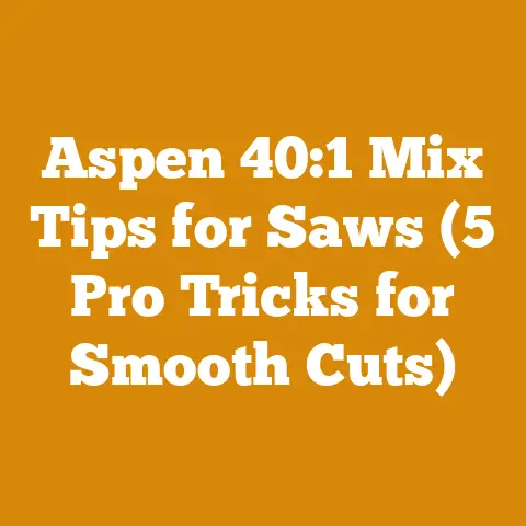 Aspen 40:1 Mix Tips for Saws (5 Pro Tricks for Smooth Cuts)