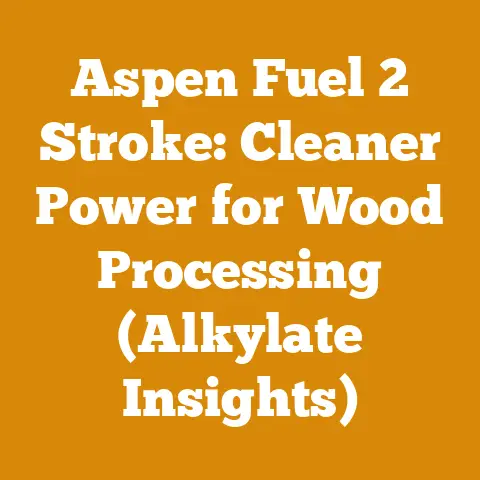 Aspen Fuel 2 Stroke: Cleaner Power for Wood Processing (Alkylate Insights)