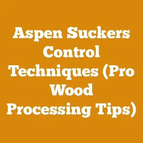 Aspen Suckers Control Techniques (Pro Wood Processing Tips)