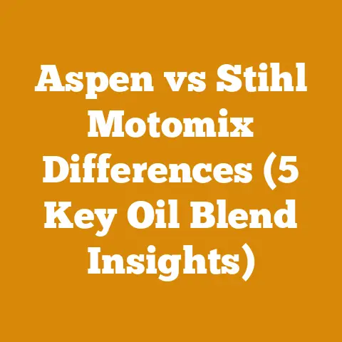 Aspen vs Stihl Motomix Differences (5 Key Oil Blend Insights)
