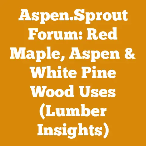 Aspen.Sprout Forum: Red Maple, Aspen & White Pine Wood Uses (Lumber Insights)