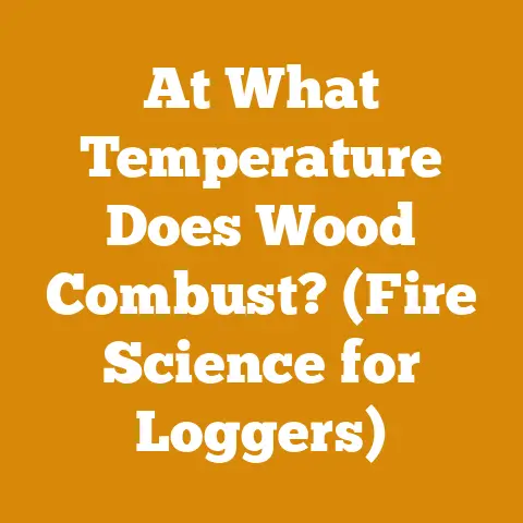At What Temperature Does Wood Combust? (Fire Science for Loggers)