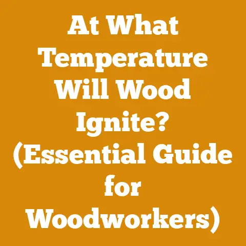 At What Temperature Will Wood Ignite? (Essential Guide for Woodworkers)