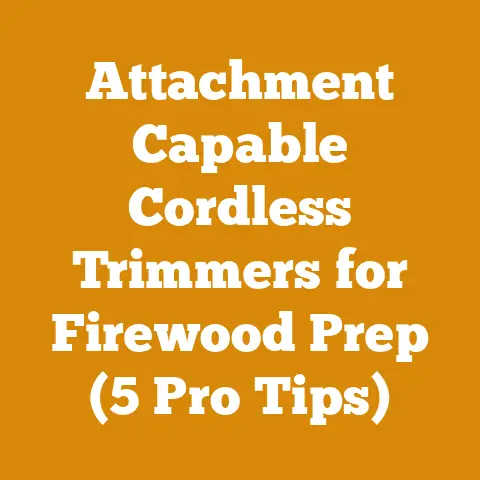Attachment Capable Cordless Trimmers for Firewood Prep (5 Pro Tips)