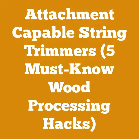 Attachment Capable String Trimmers (5 Must-Know Wood Processing Hacks)