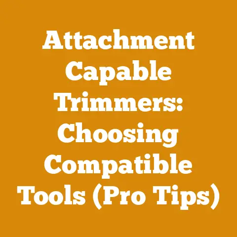 Attachment Capable Trimmers: Choosing Compatible Tools (Pro Tips)