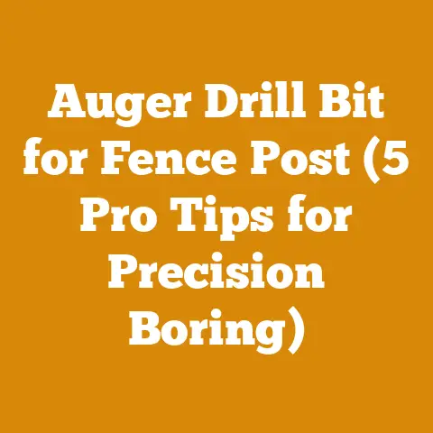 Auger Drill Bit for Fence Post (5 Pro Tips for Precision Boring)