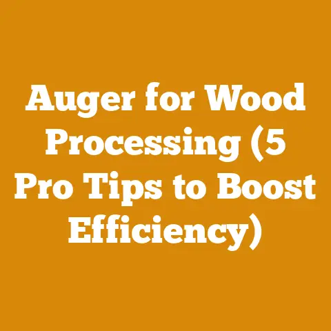 Auger for Wood Processing (5 Pro Tips to Boost Efficiency)