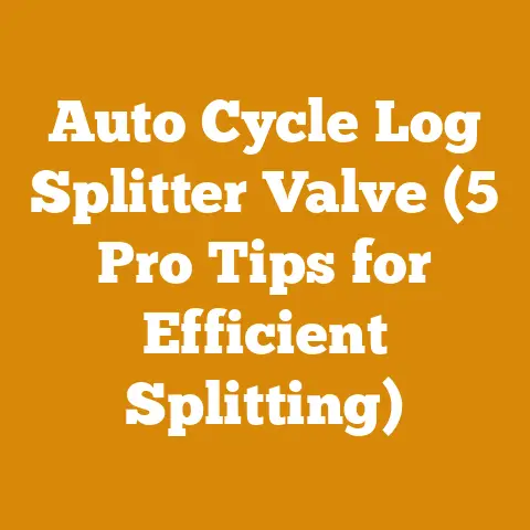 Auto Cycle Log Splitter Valve (5 Pro Tips for Efficient Splitting)